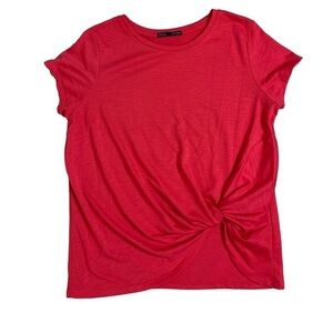 ⭐️ Femme twisted front t-shirt- size XL
